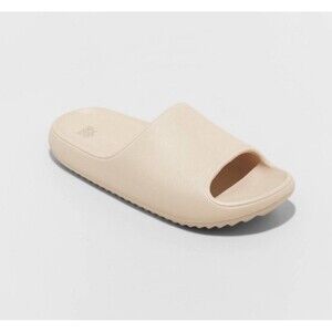 Wild Fable Women's Robbie Tan Single Band D Toe Slide Sandals Size 9 NWT